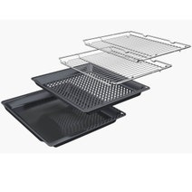 Bosch Series 8 Multifunction Oven with Microwave and Steam Black HNG978QB1A hero image