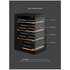 Vintec 35 Bottle Single Zone Under Bench Wine Fridge Glass Door Black VWS830FCB-X image NaN