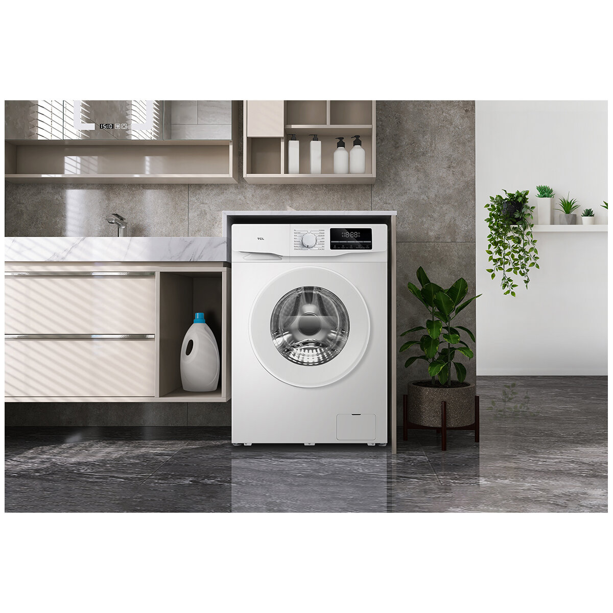 TCL 8.5kg Front Load Washing Machine P619FLW hero image