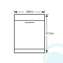 Samsung WaterWall Dishwasher DW60H9970US hero image