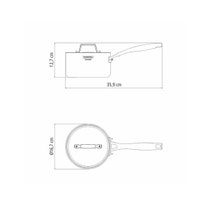 Tramontina Grano 16cm 1.7L Stainless Steel Sauce Pan 62141160 hero image
