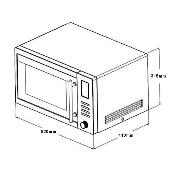 Sharp R350EW Smart Inverter 1200W Microwave hero image