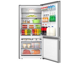 Hisense 503L PureFlat Bottom Mount Fridge Stainless Steel HRBM503S hero image