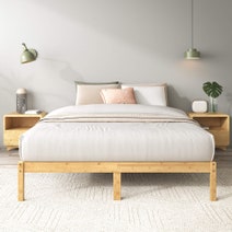 Zinus Moiz Double Bamboo Wooden Bed Base AU-FBMMB2ZC-12D hero image
