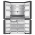 Hisense 640L PureFlex Quad Door Refrigerator with Non-Plumbed Ice and Water Dispenser Dark Stainless Steel  HRCD640TBW image NaN