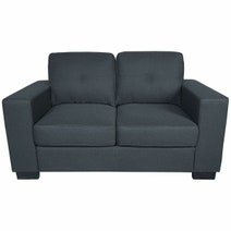 SILC Global Bari Two and Three Seater Lounge Suite Fabric Dark Grey 21001111 hero image