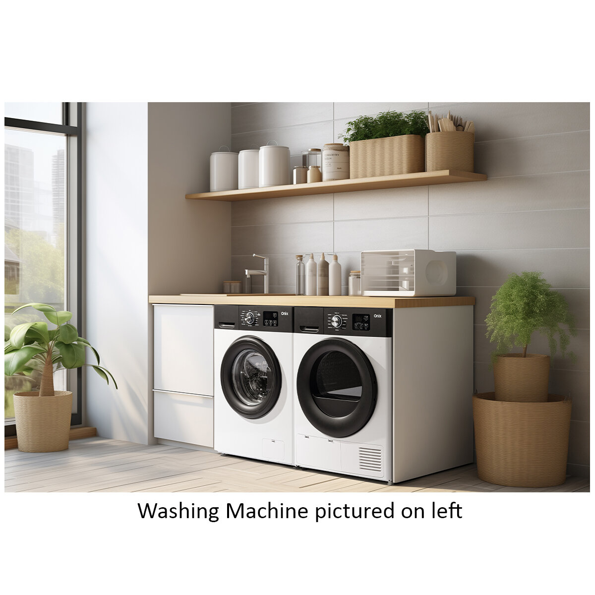 Onix 8kg Front Load Washing Machine ON-FLW8W hero image