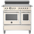 Bertazzoni 90cm Heritage Induction Cream Freestanding Double Oven HER95I2EAVT image NaN