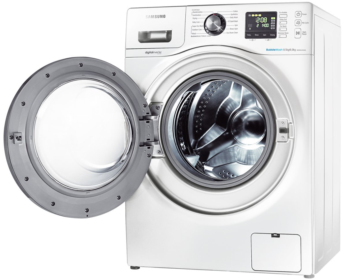 Samsung WD856UHSAWQ 8.5kg Washer 6kg Dryer Combo hero image