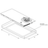 Electrolux 90cm Gas Wok Burner & 4 Zone Induction Cooktop with Hob2Hood EHH957BE image NaN