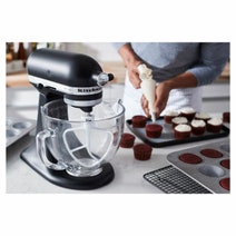 KitchenAid KSM160 Artisan Stand Mixer Matte Black 5KSM160PSABM hero image