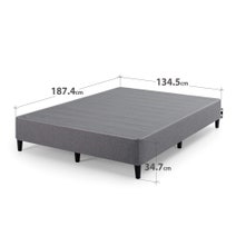 Zinus Keenan Double Fabric Dark Grey Ensemble Bed Base AU-BSLB-DG-D hero image