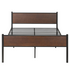 Zinus Double Tucker Bed Frame Metal & Bamboo Base Brown AU-FBOBH2-14D image NaN