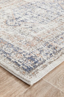 Rug Culture Mayfair Large Blue & Peach Rug 400X80CM - MAY-LOR-BLU-400X80 hero image