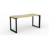 OLG Anvil Straightline Desk 1500x600 New Oak Worktop with Black Frame OG_ANBSD156_NO image NaN