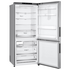 LG 420L Bottom Mount Fridge Stainless Steel GB-455PL image NaN