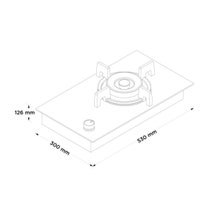 Fisher & Paykel Series 9 30cm 1 Burner LPG Gas Cooktop Grey Glass CG301DLPGG5 hero image