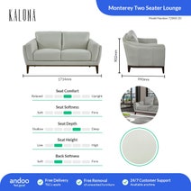Kalona Monterey Two Seater Leather Sofa 7200A-20 hero image