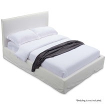 Kalona KAUAI Queen Bed Base & Bedhead Salt WS-703Q-SALT-02 hero image