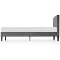 Zinus Liam Classic Home King Single Upholstered Bed Base AU-FPPBC2ZC-12B hero image