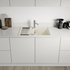 Blanco Adira 45S Single Bowl Sink with Left Hand Drainer Reversible White 528130 image NaN