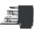 LG 60cm 15 Place QuadWash Built Under Dishwasher Matte Black with TrueSteam XD3A25UMB image NaN