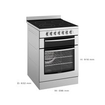 Westinghouse WFE647SA 60cm Freestanding Electric Oven/Stove hero image