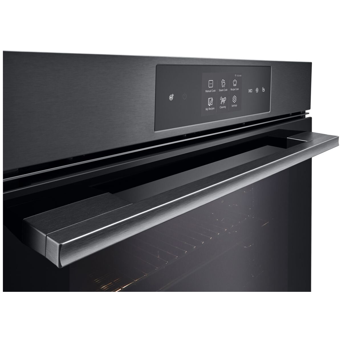 LG Series 9- 60cm Full Steam Pyrolytic Oven with InstaView-Matte Black BO609T2MB4 hero image