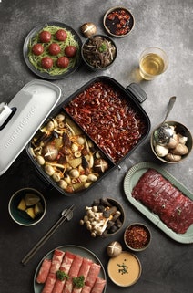 Morphy Richards Multifunction Pot with Hot Pot White MRMP25WT hero image