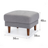 Zinus Adair Modern Ottoman Light Grey  AU-AD-LG-OT image NaN
