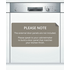 Bosch 60cm Semi Integrated Dishwasher Stainless Steel SMI50D05AU  image NaN