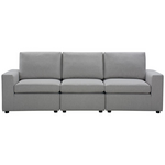 Ostro Athena 3 Seater Couch Beige 27006000 hero image