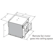 Glem Gas Quiet Air 120cm Stainless Steel off-board motor Rangehood GQA120TBLED hero image