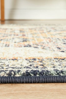 Rug Culture Legacy Extra Large Multi-coloured Rug 500X80CM - LEG-863-NAVY-500X80 hero image