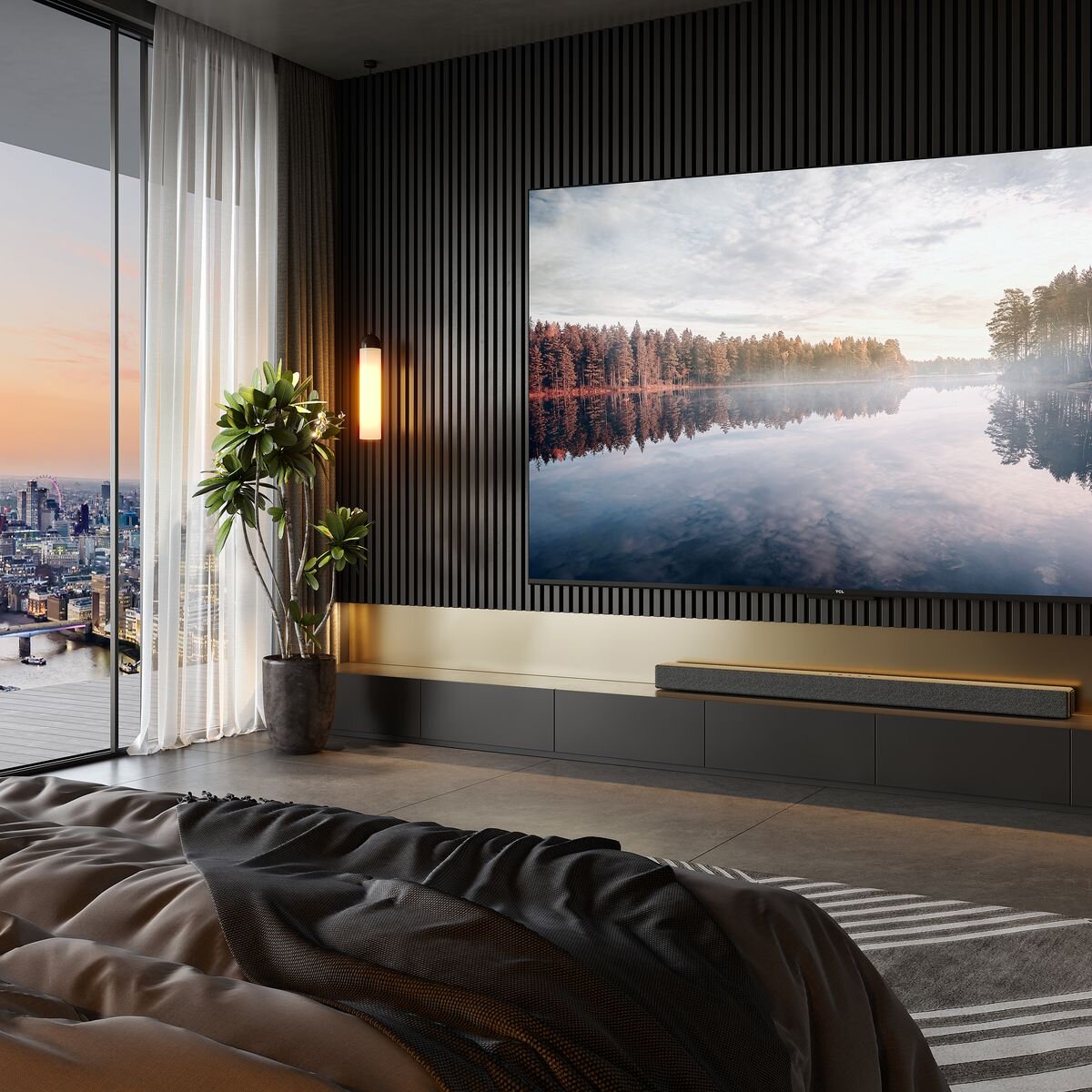 TCL 85 Inch C845 4K UHD Mini-LED QLED Smart Google TV 85C845 hero image