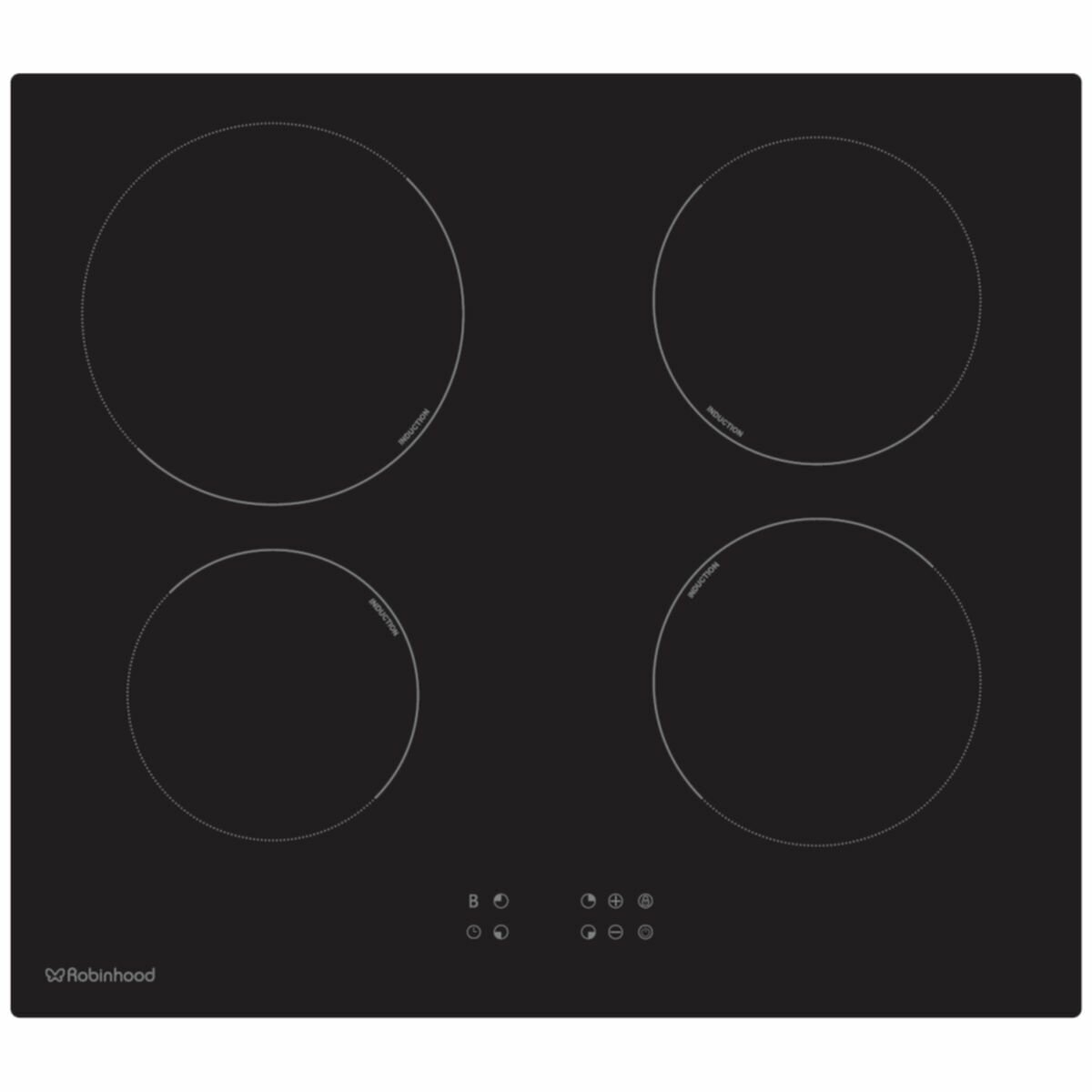 Robinhood 60cm Induction Cooktop HIC604TFG hero image
