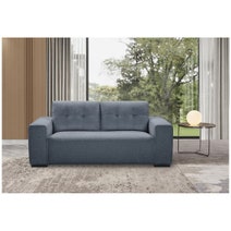 Ostro Bella 3 Seater Couch Dark Grey 25002000 hero image