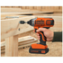 Black & Decker 18V Lithium-Ion Cordless Impact Driver Bare Unit BDCIM18N-XE image NaN