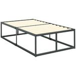 Zinus King Single 45cm Joseph Bed Frame Metal Bed Platform Base Black AU-FBMFB1ZC-18B hero image