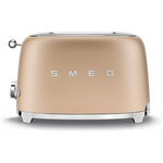 Smeg 50s Retro Style 2 Slice Toaster Matte Champagne TSF01CHMAU hero image