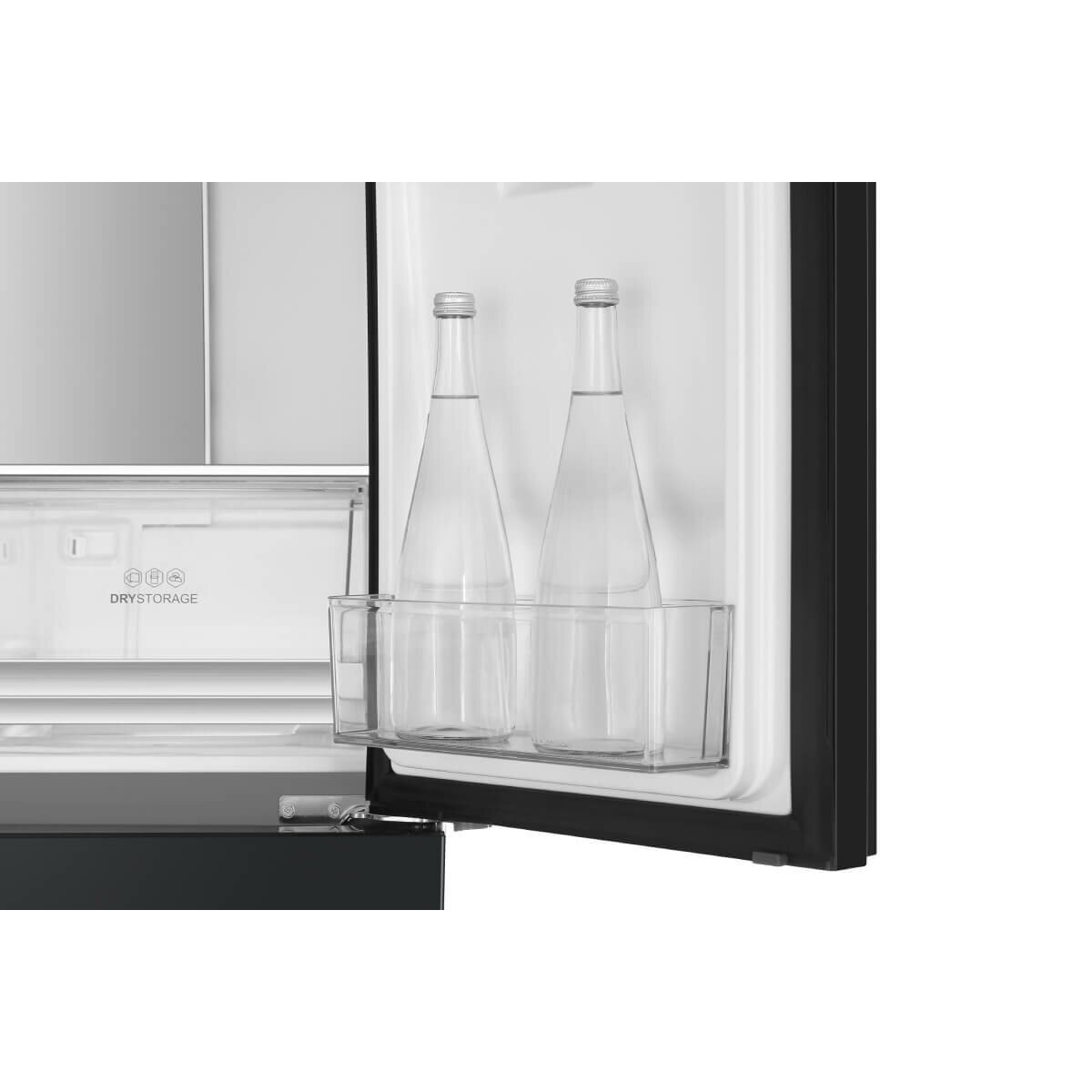 Haier 463L Quad Door Frost Free Fridge with Water Dispenser Black HRF516YHC hero image