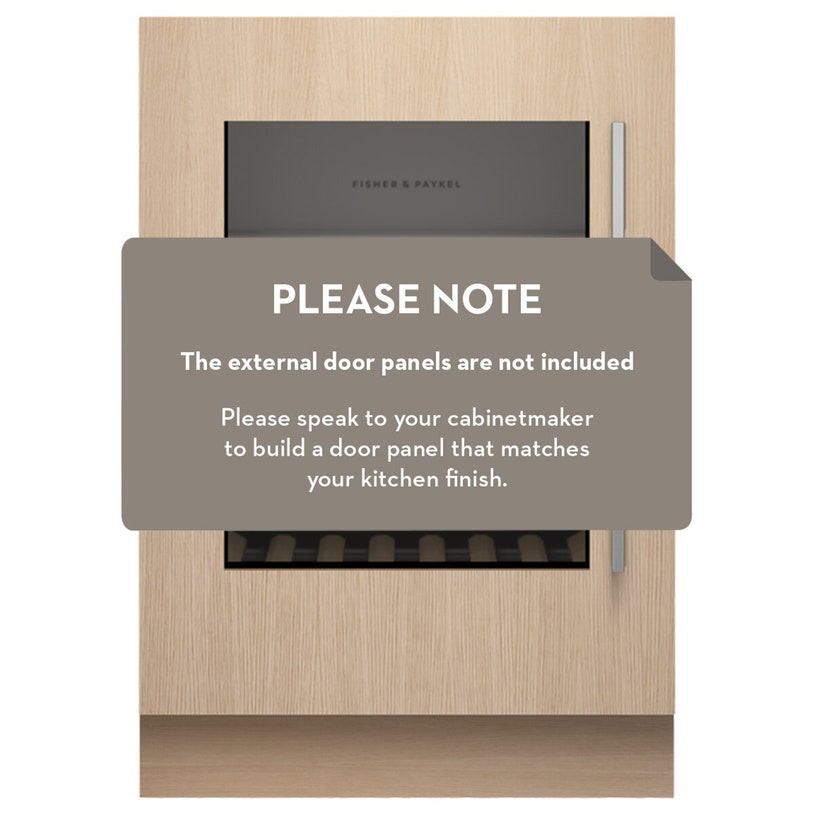 Fishner Glass Fisher & Paykel Series 9 129L Integrated Beverage Centre Tinted Glass ...