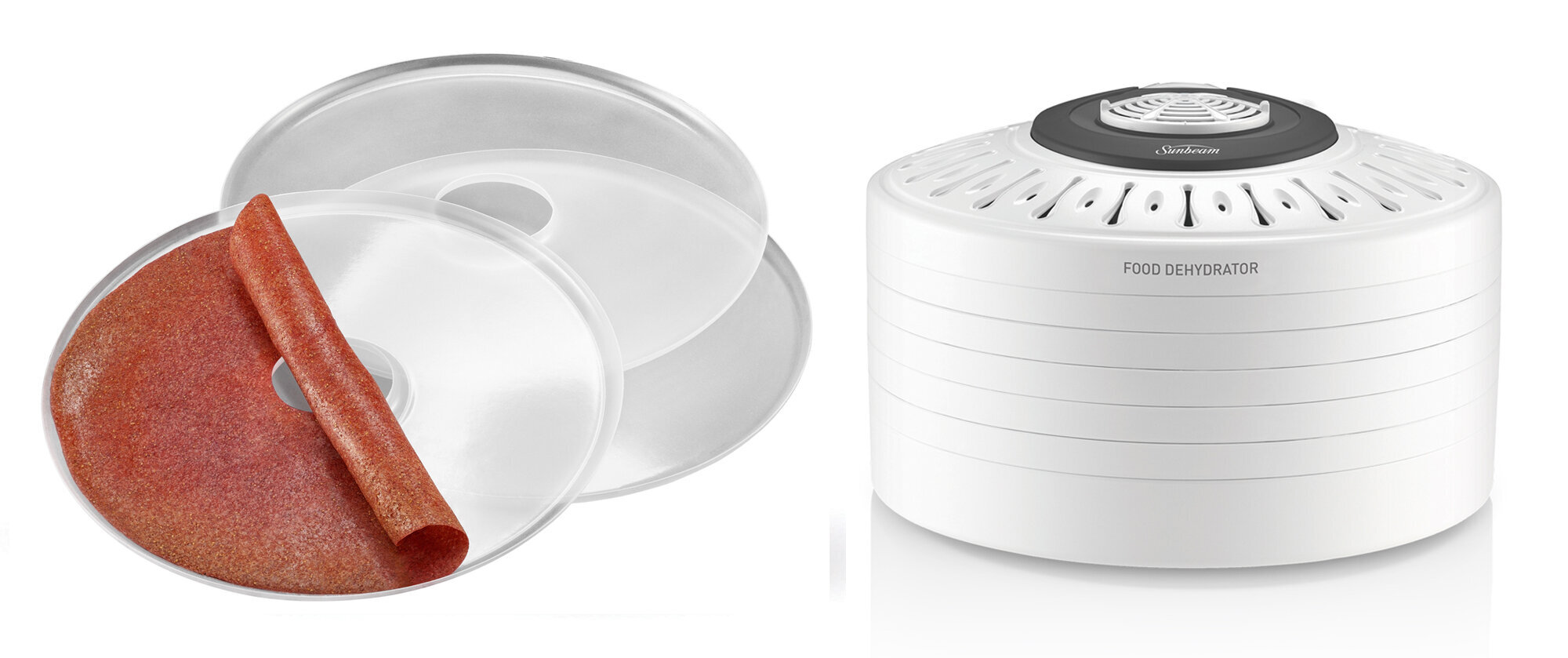Sunbeam Food Dehydrator Fruit Roll Trays and Food Dehydrator Pack DT0300DT5600