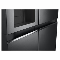 LG 635L Side by Side Non Plumbed Fridge GS-N635MBL hero image