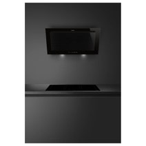 Smeg Linea 90cm Vertical Rangehood - Midnight Black KV194B3 hero image