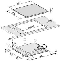 Miele KM7200FR 60cm Induction Cooktop hero image