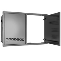 Beefeater Outdoor Kitchen Single Cupboard Door and Propane Drawer BOC2060SA hero image