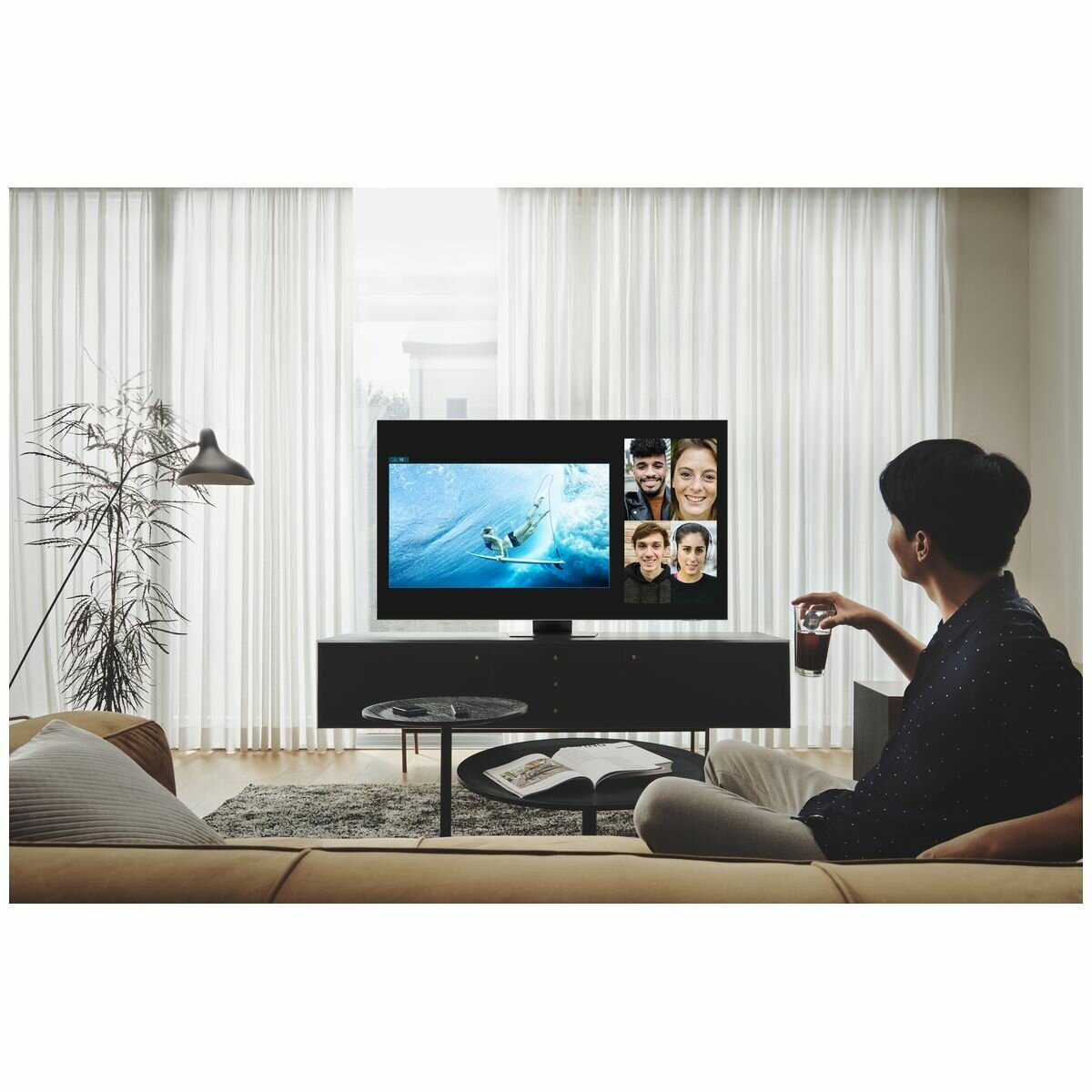 Samsung 85 Inch QN85B 4K UHD Neo QLED Smart TV QA85QN85BAWXXY hero image