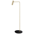 CTO Lighting Heron Floor Light - Satin Brass with Black Marquina Marble Base HERFLOSBNM image NaN