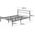 Zinus Double Metal Bed Frame Black AU-QLPBHFB-12D image NaN
